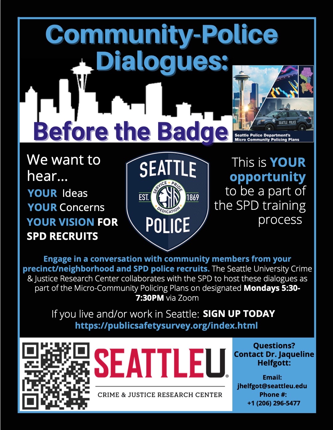 Seattle Police Seeking Community Conversation With New Recruits Westside Seattle 